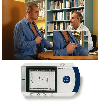 Cardiographer OMRON HeartScan HCG-801-With the authenticity guarantee